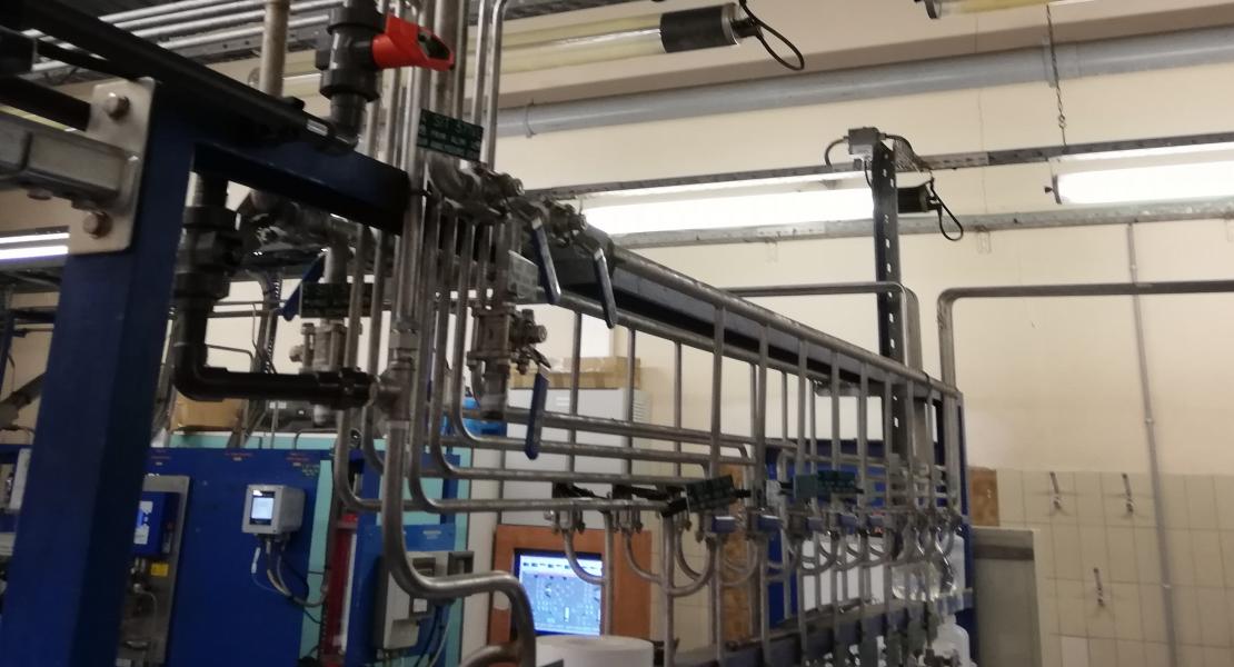 Echantillon labo inox